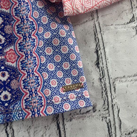 CABANA LIFE Rash Guard Top Small Long Sleeve Tropical Swimsuit Cover Up - Picture 3 of 5